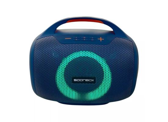 Soonbox S6300 Stereo Bluetooth High Power Party Box Waterproof Outdoor 80W Wireless Speaker Portable Audio System Sound Speakers - Blue